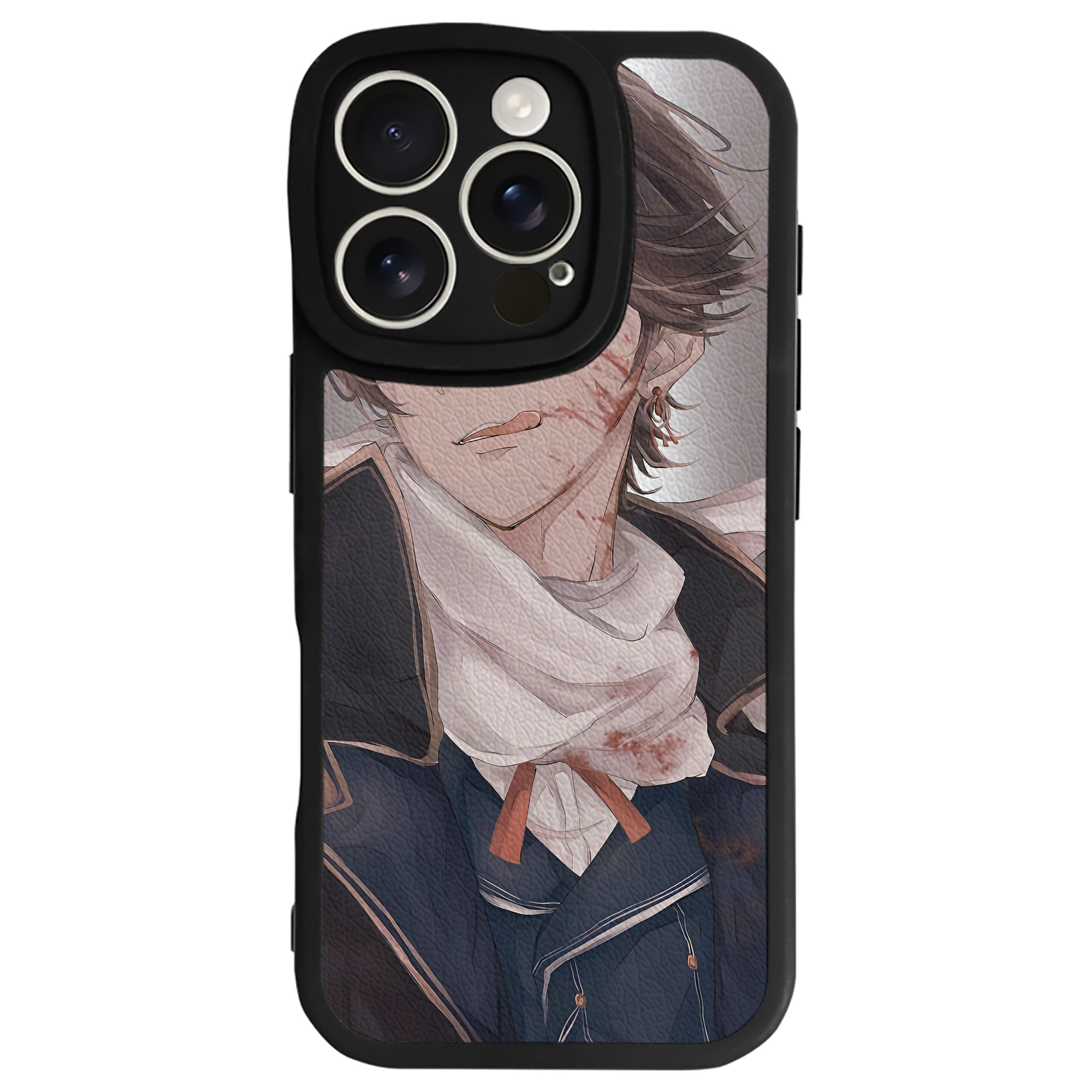 （画像用） 刀剣乱舞 Touken Ranbu 【iPhone 16シリーズ対応】シリコンスマホケース（レザー調） 材質：シリコン